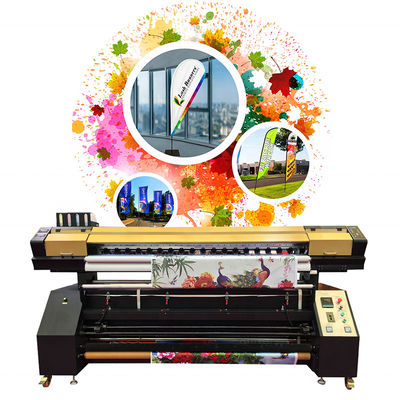 qualidade  Cheap i3200 Fabric Printing 4720 5113 Printhead Roll To Roll Modal Fiber Digital Inkjet Printer On Polyester Small Size Fabric fábrica